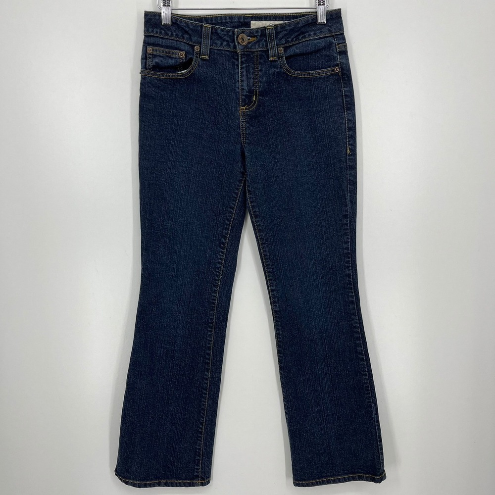 DKNY Soho Jeans Womens 6S Dark Wash Bootcut Denim Blue Mid Rise Casual